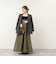 【MARILYN MOON/マリリーンムーン】sheer starched cotton 2way camiskirt