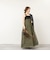 【MARILYN MOON/マリリーンムーン】sheer starched cotton 2way camiskirt