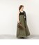 【MARILYN MOON/マリリーンムーン】sheer starched cotton 2way camiskirt