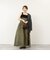 【MARILYN MOON/マリリーンムーン】sheer starched cotton 2way camiskirt