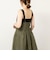 【MARILYN MOON/マリリーンムーン】sheer starched cotton 2way camiskirt