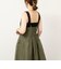 【MARILYN MOON/マリリーンムーン】sheer starched cotton 2way camiskirt