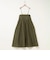 【MARILYN MOON/マリリーンムーン】sheer starched cotton 2way camiskirt
