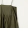 【MARILYN MOON/マリリーンムーン】sheer starched cotton 2way camiskirt