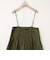 【MARILYN MOON/マリリーンムーン】sheer starched cotton 2way camiskirt