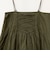 【MARILYN MOON/マリリーンムーン】sheer starched cotton 2way camiskirt