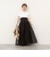 【MARILYN MOON/マリリーンムーン】sheer starched cotton 2way camiskirt