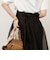 【MARILYN MOON/マリリーンムーン】sheer starched cotton 2way camiskirt