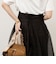 【MARILYN MOON/マリリーンムーン】sheer starched cotton 2way camiskirt