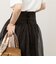 【MARILYN MOON/マリリーンムーン】sheer starched cotton 2way camiskirt