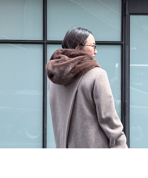 極美品23AW MASU ファー フード バラクラバ キャップ 410O▲ FUR BALACLAVA（ファーバラクラバ）｜ノーリーズの通販｜&mall（アンド