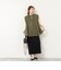 【MARILYN MOON/マリリーンムーン】sheer starched cottonブラウス