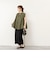【MARILYN MOON/マリリーンムーン】sheer starched cottonブラウス