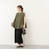 【MARILYN MOON/マリリーンムーン】sheer starched cottonブラウス