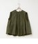 【MARILYN MOON/マリリーンムーン】sheer starched cottonブラウス