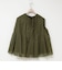 【MARILYN MOON/マリリーンムーン】sheer starched cottonブラウス