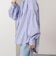 【MARILYN MOON/マリリーンムーン】stripe embroidery tie blouse