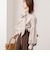 【MARILYN MOON/マリリーンムーン】stripe embroidery tie blouse