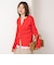 【TORRAZZO DONNA/トラッゾドンナ】Layered V-Neck Top