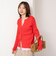 【TORRAZZO DONNA/トラッゾドンナ】Layered V-Neck Top