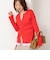 【TORRAZZO DONNA/トラッゾドンナ】Layered V-Neck Top