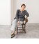 【TORRAZZO DONNA/トラッゾドンナ】Layered V-Neck Top