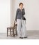 【TORRAZZO DONNA/トラッゾドンナ】Layered V-Neck Top