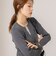【TORRAZZO DONNA/トラッゾドンナ】Layered V-Neck Top