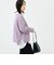 《手洗い可能》ウォッシャブルヘアリーボートネックプルオーバー