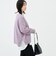 《手洗い可能》ウォッシャブルヘアリーボートネックプルオーバー