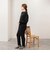 【WEB限定】ワイドリブヘムロングニット
