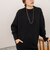 【WEB限定】ワイドリブヘムロングニット