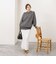 【WEB限定】ワイドリブヘムロングニット