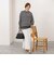 【WEB限定】ワイドリブヘムロングニット