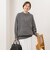 【WEB限定】ワイドリブヘムロングニット