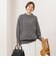 【WEB限定】ワイドリブヘムロングニット