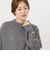 【WEB限定】ワイドリブヘムロングニット