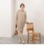 【WEB限定】ワイドリブヘムロングニット