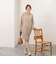【WEB限定】ワイドリブヘムロングニット