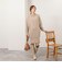 【WEB限定】ワイドリブヘムロングニット