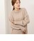 【WEB限定】ワイドリブヘムロングニット