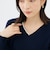 【WEB限定】《手洗い可能》片衿パール総針コクーンワンピース
