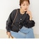 【TORRAZZO DONNA/トラッゾドンナ】2WAY Rabbit Fur knit Top