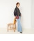 【TORRAZZO DONNA/トラッゾドンナ】2WAY Rabbit Fur knit Top