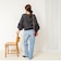 【TORRAZZO DONNA/トラッゾドンナ】2WAY Rabbit Fur knit Top