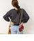 【TORRAZZO DONNA/トラッゾドンナ】2WAY Rabbit Fur knit Top