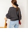 【TORRAZZO DONNA/トラッゾドンナ】2WAY Rabbit Fur knit Top