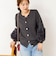 【TORRAZZO DONNA/トラッゾドンナ】2WAY Rabbit Fur knit Top
