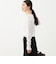 《アンサンブル対応》《手洗い可能》天竺袖スリットクループルオーバー