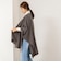 【WALANCE/ワランス】merino wool poncho stole